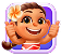 the girl with thumbs up